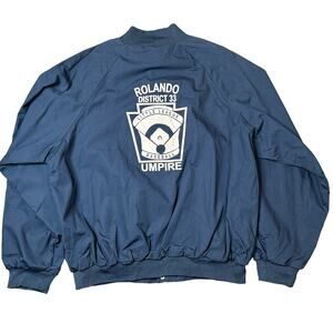 Vintage Auburn Sportswear Little League Umpire Baseball Jacket XL "Danny"